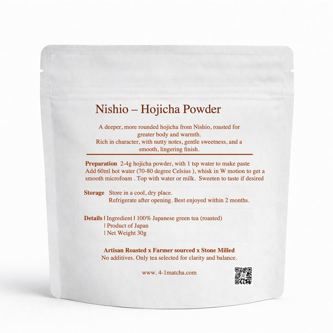 Nishio Hojicha – Medium Roasted (30g)